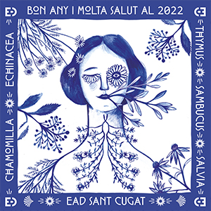 Christmas card 2022 for the art school EAD Sant Cugat