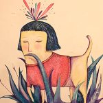 Mural at Cosmo bar in Barcelona