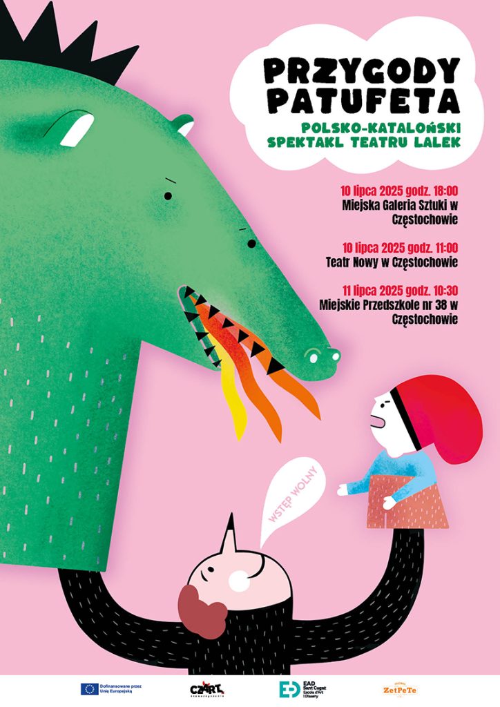 small boy dragon puppets poland barcelona sant cugat patufet european project youth young people zcestochowa multiculti