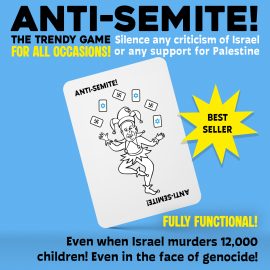 Anti-semite The trendy game